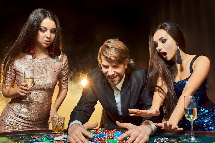 Antarmuka permainan Big Time Gaming di smartphone Android menunjukkan menu navigasi dan pilihan permainan slot